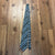 Vintage Tersoro Rosso Uomo Moda Navy Blue Hand Made 100% Silk Tie Men OS