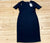 NEW Fabletics Black Fit & Flaunt Zip Back Eva Midi Body Con Dress Women Size XL