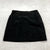 Vintage Eddie Bauer Black 1/2 Zip Straight Corduroy Skirt Womens Size 18P
