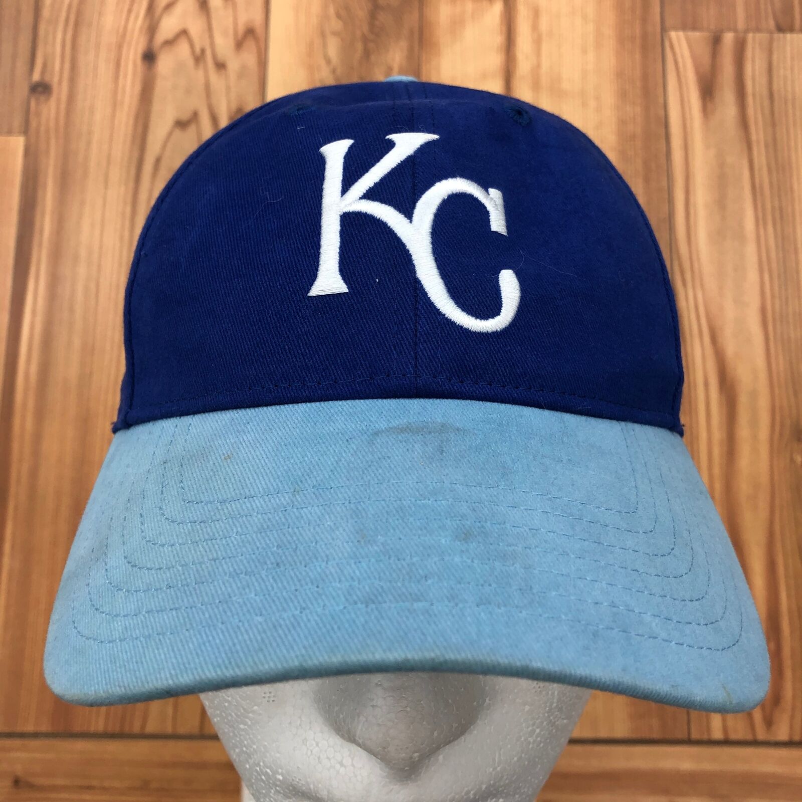 '47 Brand Blue Kansas City Royals Cotton Twill Snapback Hat Youth OSFA