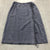 Vintage Norton Blue Plaid A-Line Elastic Waist Zip Back Skirt Womens Size 20