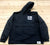 In God We Must Black Logo Nylon Long Sleeve Pullover 1/4 Zip Jacket Adult Size L