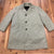 London Fog Beige Button Up Long Sleeve Faux Fur Lined Pea Coat Adults Size L