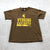Alstyle Brown Short Sleeve Crew Graphic Wyoming Cowboys T-shirt Youth Size M