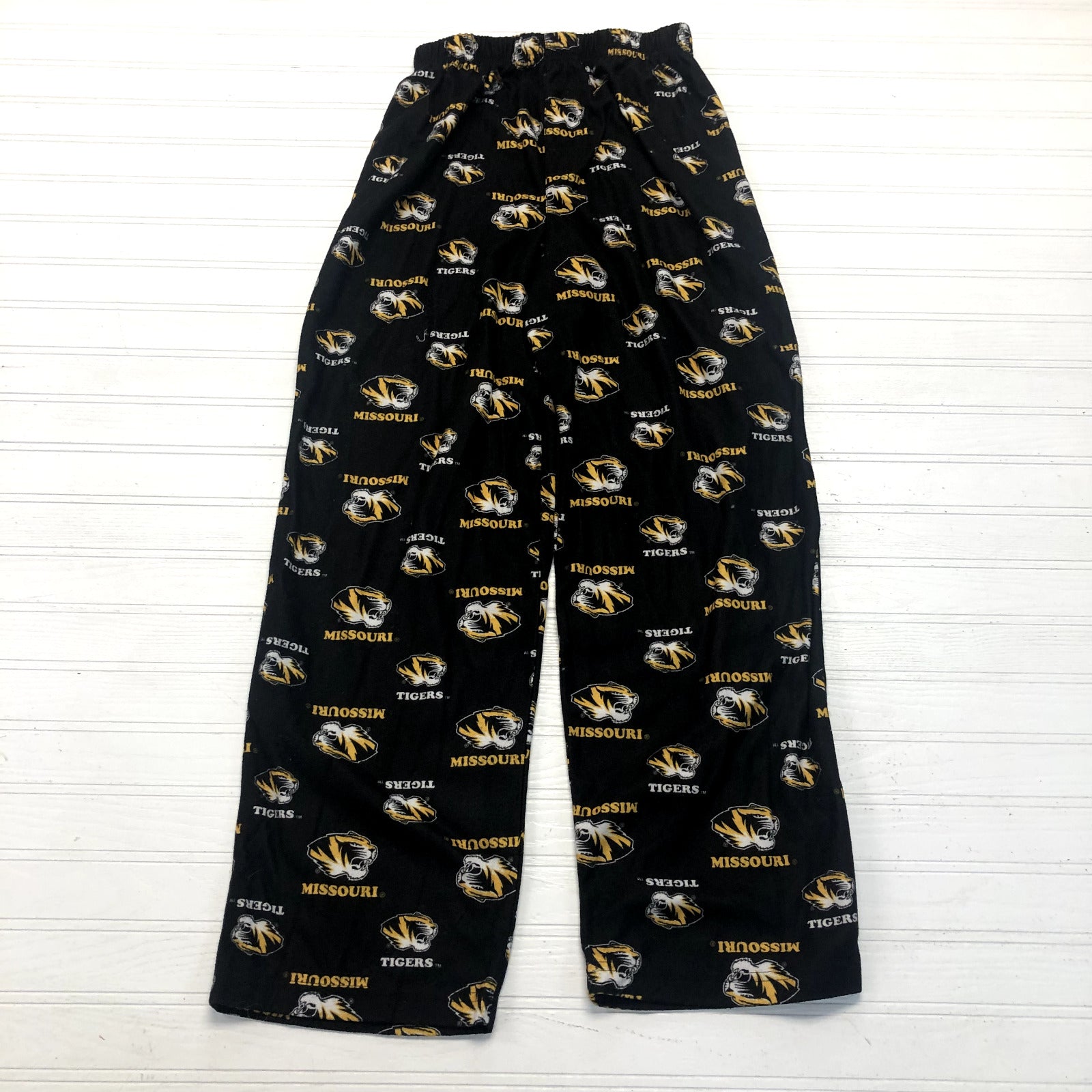 Gen 2 Black & Gold NCAA Missouri Tigers Pajama Bottoms Kids Size L (14-16)
