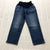 NEW Old Navy Blue Denim Flat Front Chino Straight Maternity Jeans Women Size 10
