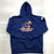Champion Blue Embroidered Kansas University Jayhawks Hoodie Adult Size S