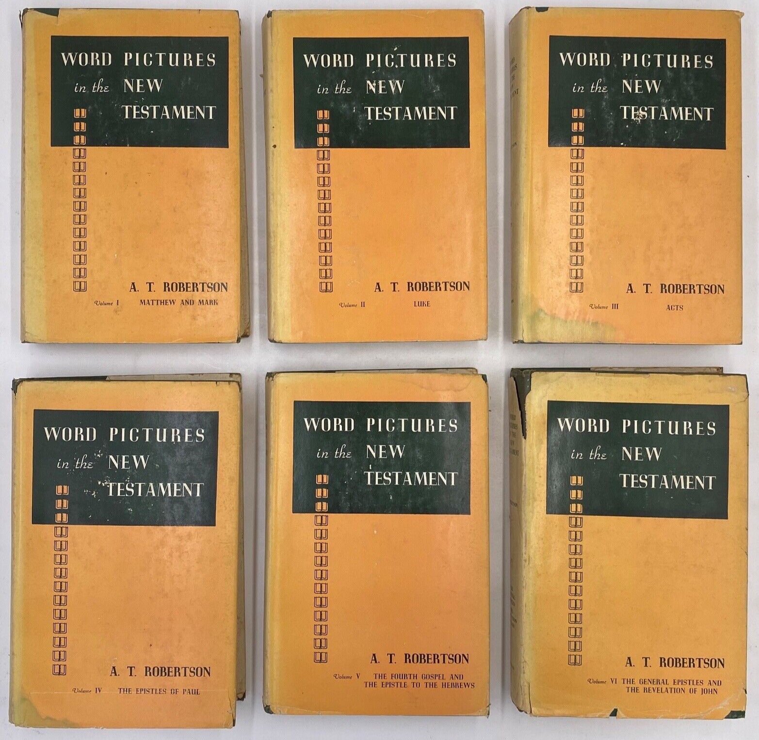 (6 Vols.)  Word Pictures in the New Testament [1930-1933] Robertson, A.T. HC