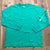 Carhartt Green Long Sleeve Cotton Loose Fit Crew Neck T-Shirt Adult Size XL