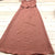 NEW Vintage Jordan Copper Lace Trim Flat Front Ball Gown Dress Women's Size 8