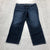 Eddie Bauer Blue Straight legged Mid-Rise Flat Front Denim Jeans Womens Size 12