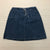 Vintage Denim & Co Blue Draw String A-Line Pocket Jean Skirt Women's Size 2XL