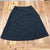 Talbots Black White Polka Dot Stretch Petites Midi Skirt Women's Size XL