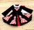 Unbranded Black Crochet Collar Embroidered Irish Dance Dress Women's Size S