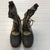 LL Bean Beige Brown Rubber Mid Calf Lace Up Snow Duck Boot Women Size 7 USA Made