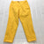 Vintage Bonjour Yellow Denim Flat Front Chino Tapered Jeans Women's Size 32