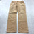 Vintage Carhartt Beige Straight Legged Mid-Rise Flat Front Jeans Adult Size 34
