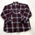 C.E Schmidt Workwear Red Multicolor Plaid 2 Pocket Button Up Shirt Adult Size L