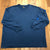 Carhartt Blue Solid Long Sleeve Regular Fit Cotton Blend T-Shirt Adult Size 4XL