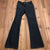 Vintage Perfection Blue Bootcut Cotton Regular Fit Flat Front Jeans Women's 25