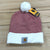 Carhartt Knit Beanie Pom Pom Stocking Cap Hat Red White Striped AH884-M Winter