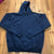 Carhartt Blue Pullover Cotton Blend Hoodie Long Sleeve Sweatshirt Adult 2XL