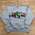 Peanuts Grey Light-Up Christmas Carol Crew Neck Pullover Sweater Adults Size XL