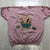 Vintage Alore Pink Easter Bunny Holiday Sweatshirt Women's Size XL USA Made