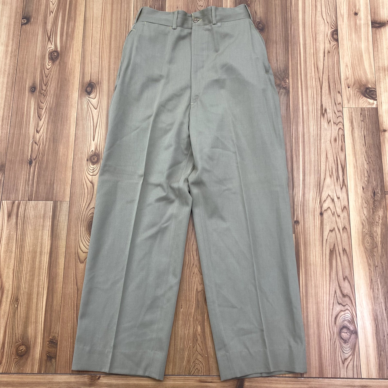Vintage U.S. Goverment Issue Tan Marine Corp Khaki Twill Uniform Pants 28 x 29