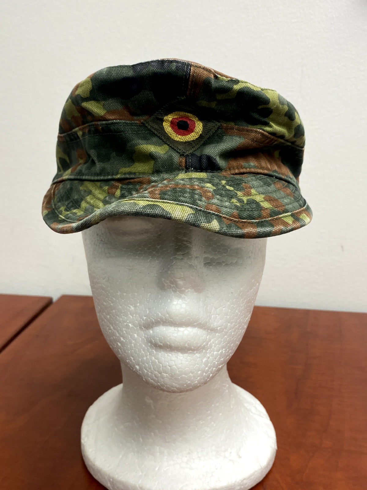 Vintage Bamberger 1996 Multicolor Camouflage Russian Military Cap Adult Size 58