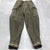 Vintage Green Heavy Wool High Rise Straight Taper Cargo Pants Adult Size 32 x 32