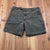 Vintage Carhartt Dark Brown Denim Jean Shorts Flat Front Men Waist Size 40 USA