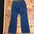 VINTAGE RARE Rockies Blue Denim Embellish Cutout Straight Jeans Women Size 14