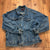Vintage Denim Gear Blue Button Up Long Sleeve Cotton Jacket Adult Size XL