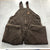 Vintage Carhartt Brown Straight Legged Insulated Overalls Adult Size 50 x 28