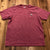 Carhartt Red Pocket Solid Crew Neck Loose Fit Cotton T-Shirt Adult Size XLT