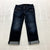 American Eagle Blue Denim Flat Front Chino Straight Capri Jeans Women's Size 00