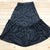 NEW Z Supply Black Zebra Print Elastic Ruffled A-line Skirt Women's Size M