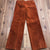 Vintage Anne Klein Orange Side Zip Wide Leg Lined Pants Women's Size 14