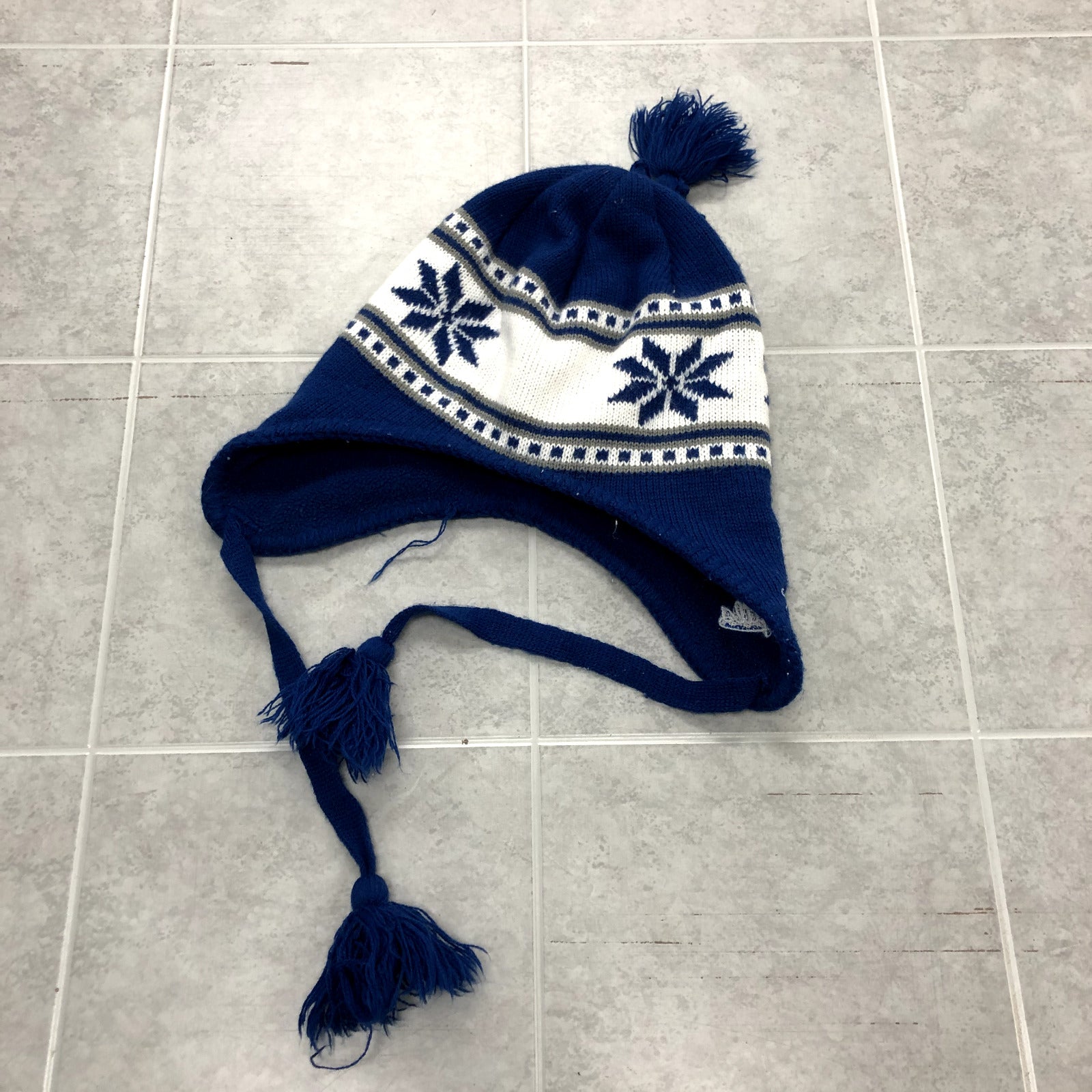 47 Brand Blue Puff Ball Holiday Graphic KC Royals Beanie Adult One Size