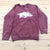 Comfort Colors Pink Arkansas Hogs Pullover Long Sleeve Sweatshirt Adult Size S