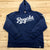 '47 Brand Blue Embroidered Kansas City Royals Cotton Hoodie Adult Size XL
