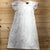 Banana Republic White Solid Lined Round Neck A Line Dress Kids Size 0