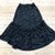 NEW Z Supply Black Zebra Print Elastic Ruffled A-line Skirt Women's Size S