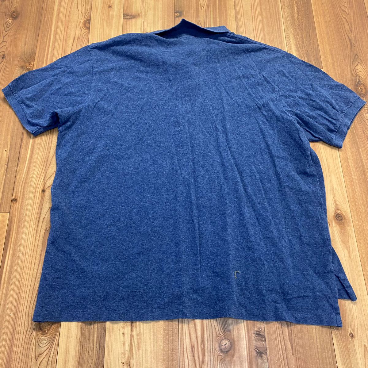 Polo Ralph Lauren Blue Solid Pullover Cotton Short Sleeve Shirt Men's -  Shop Thrift KC