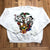 Vintage White Mickey And Friends Christmas Holiday Sweatshirt Adult Size L