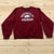 Houndstooth Red University of Arkansas Hogs Long Sleeve Sweatshirt Adult Size M