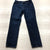 Faded Glory Blue Denim Flat Front Chino Straight Cotton Jeans Women's Size 10