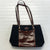 Vintage Oroton Black Brown Leather Canvas Large Satchel Bag Made In Australia