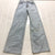 Zara Blue Denim Flat Front Flared High-rise Cotton Jeans Women's Size 4